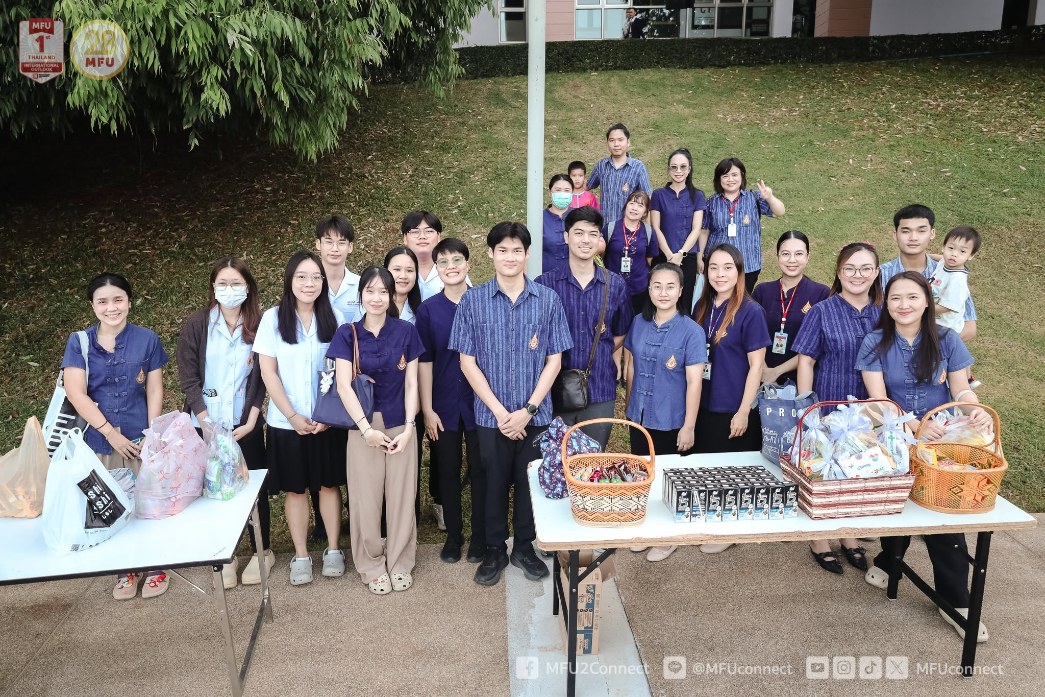 สำนักวิชาทันตแพทยศาสตร์ เข้าร่วมพิธีฉลองครบรอบ 28 ปีแห่งการสถาปนามหาวิทยาลัยแม่ฟ้าหลวง เมื่อวันที่ 25 กันยายน 2569 ณ ลานสมเด็จย่า มฟล.