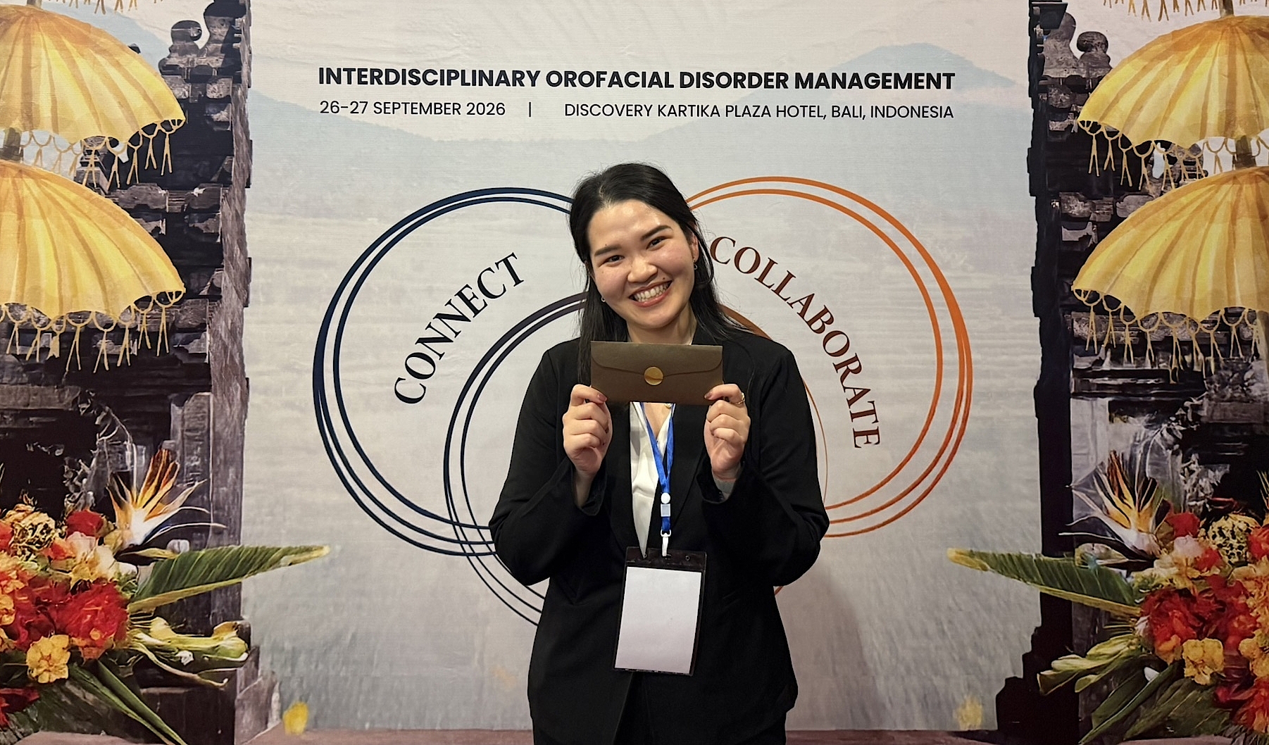 อาจารย์ ดร. ทันตแพทย์หญิงสุวิชญา อังกูรมหาสุข ได้รับรางวัลชนะเลิศ Winner of the Clinical Research Award in the Young AAOT Investigator Awards เมื่อวันที่ 26 - 27 กันยายน 2569 ณ ประเทศอินโดนีเซีย